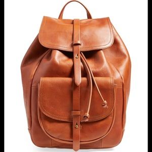 Madewell The Transport Rucksack in English Saddle